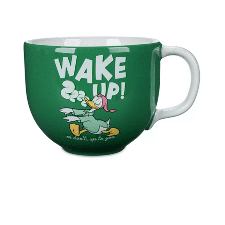 Disney Parks Donald Duck Wake Up! Or Don't Up to You Morning Coffee Mug New