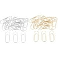 thumbnail image 6 of Yunhgft 20Pack/set Large Metal Paper Clips Jumbo Bookmark Stationery Paperclips gold, 6 of 9