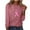 Hot Pink, variant on Honeeladyy Crew Neck Outfit for Women Winter Fall Long Sleeve Print Loose Breast Cancer Outfits Sweatshirts Women 2023 #Xw-Hot Pink-XXL
