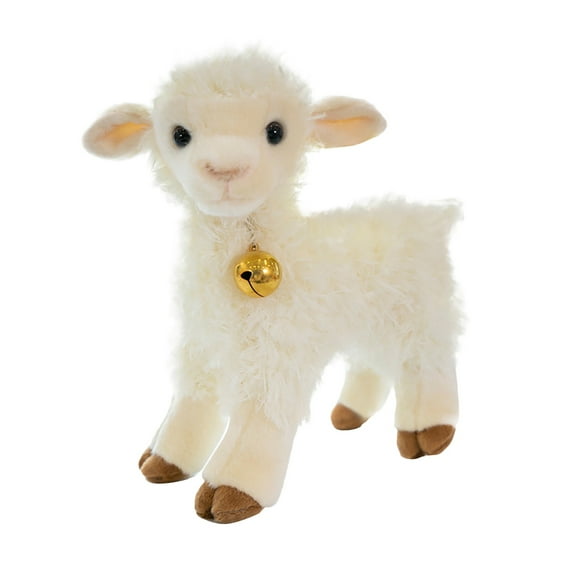 Darzheoy Lovely Lamb Stuffed Animal Siamese Dolls Stuffed Animals Toys Simulation Cute Stuffed Animal (11.8 inch)