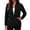 Black #081, variant on Fleece Jacket Women with 6 Pockets Lightweight Full Zip Coat Winter Fall Outerwear for Hiking,Travel, XL