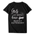 thumbnail image 4 of Pompotops Pull-over Femme à Manches Courtes Casual Letterprint, 4 of 7