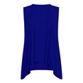 thumbnail image 4 of Sleeveless Vest for Women Summer Casual Open Front Irregular Hem Lightweight Cardigans Beach Coverups, 4 of 5