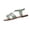 14#Green, variant on Women's Floral Ankle Strap Flat Sandals, Open-Toe Breathable Casual Beach Summer Footwear