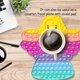 thumbnail image 4 of Little Princess Silicone Push Bubble Fingertip Toy Descompresión Artesanía (2) Likrtyny juguetes de los niños, 4 of 9