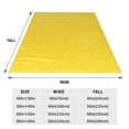 thumbnail image 3 of Vsdgher Yellow Glitter Ultra-Soft Micro flannel Blanket Throw Blankets for Couch Sofa, Bed (4 sizes)-50"x40", 3 of 7