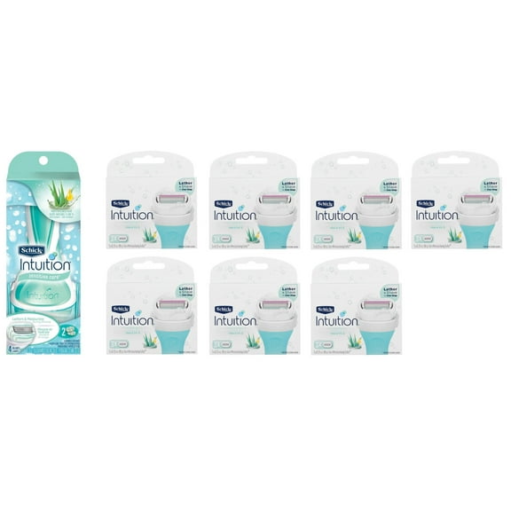 Schick Intuition Sensitive Care Razor with 23 Refill Blades