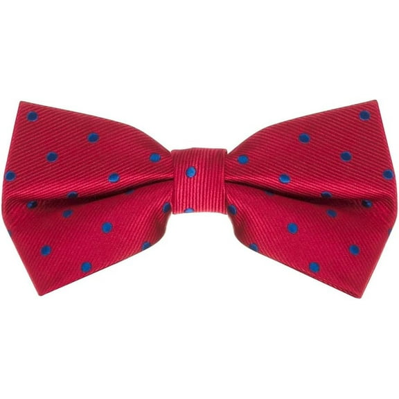 Oxford Kent by SuspenderStore Classic Polka Dots Adult Bow Ties - Microfiber Twill - 5 Colors