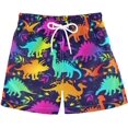 thumbnail image 1 of Boys Swim Trunks Beach Board Shorts Quick Dry Toddler Swimsuit Bathing Suits with Mesh Lining, 1 of 6