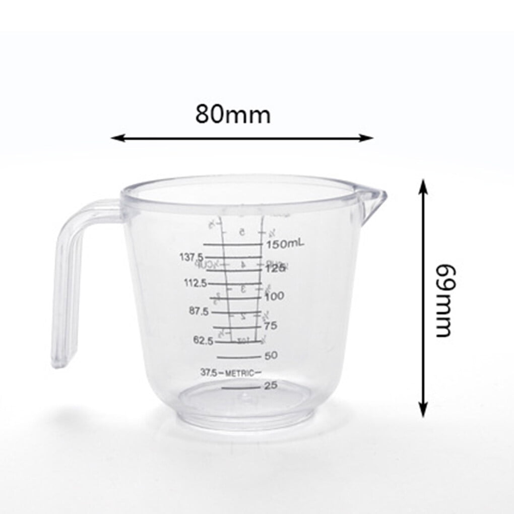 6 - 16 oz (500 ml) Plastic Graduated Measuring Cups, Kitchen, Ounces — TCP  Global
