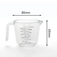 thumbnail image 2 of kurtrusly Plastic Measuring Cups Multi Measurement Baking Cooking Tool Liquid Measure Jug Container, 2 of 4