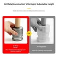 Aluminum Alloy Adjustable Bed Frame Risers Height Replacement Nonslip ...
