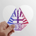thumbnail image 1 of Autocollant en Vinyle Drapeau Triangle Angleterre UK pour Bouteille de Vélo, 1 of 3
