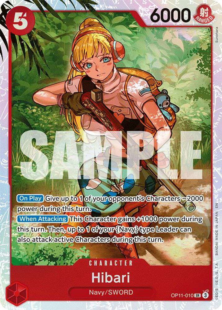One Piece A Fist of Divine Speed Rare Zeus OP11-106 (Alternate Art