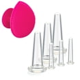 thumbnail image 2 of Juego de ventosas faciales para masaje de cara y ojos, juego de ventosas faciales, tazas de silicona con cepillo exfoliante, 2 of 7