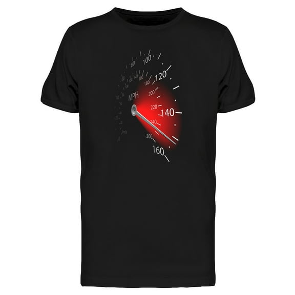 Speedometer Graphic T-Shirt Men -Image by Shutterstock, Male Small