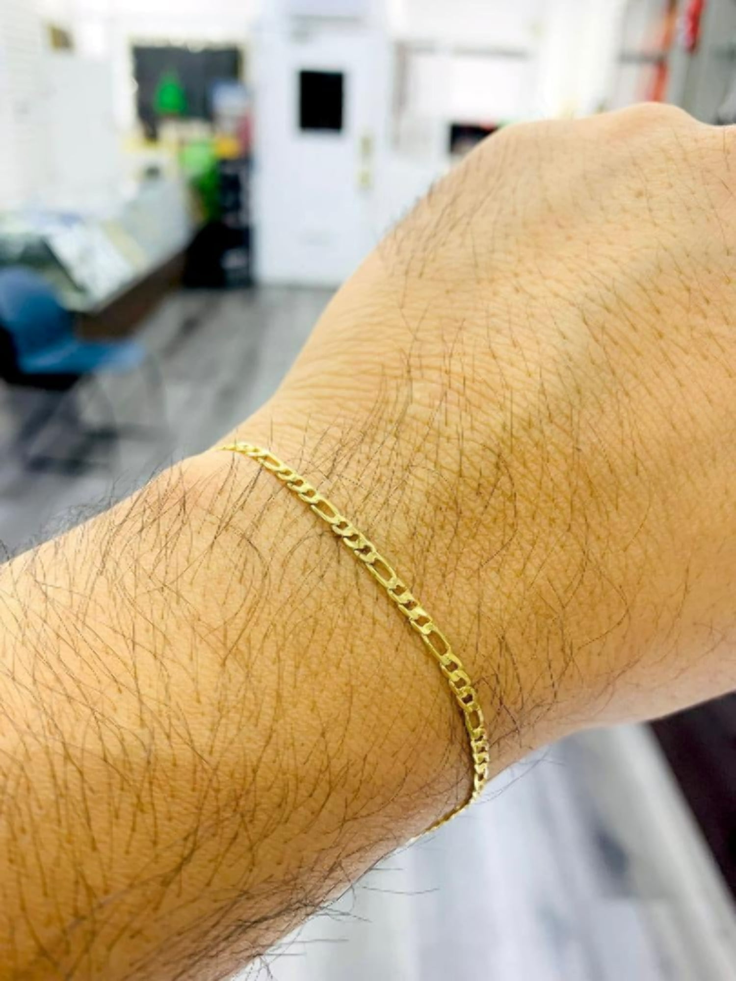 Baby Bracelet Girls Boys Jewelry Newborn Figaro 14K Gold Filled Pulsera 4"