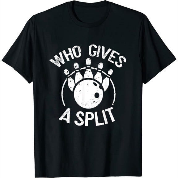 Who Gives A Split Gift Funny Bowling Womens T-Shirt