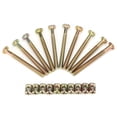 thumbnail image 1 of 10 pernos para muebles de acero al carbono M6 de 70 mm con tuercas cilíndricas de 6 mm., 1 of 14