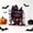 213#C, variant on Halloween Acrylic Standing Figurines Set, Gothic Witch House Village Desktop Ornaments Cute Ghost Display Props 6 Inch Table Decor, Party Centerpiece for Home Office Bookshelf Halloween Collectors