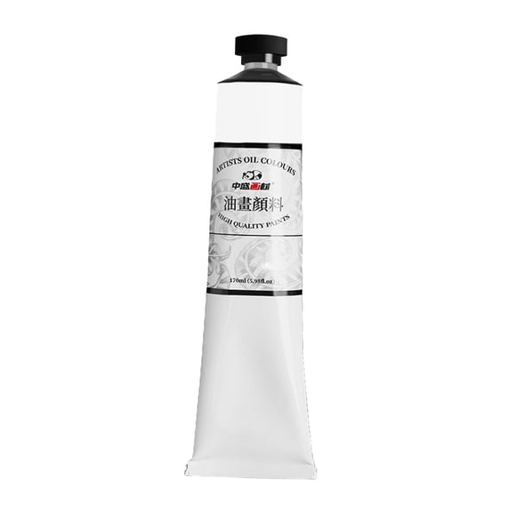 Tubo de pintura al óleo profesional de 170 ml para pintar grafitis al óleo para estudiantes principiantes blanco