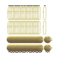 thumbnail image 1 of 50Pcs 1Inch Brass Valve Tags Stamping Blank with Hole 2.4mm Ball Chains for Pipe Valves,Equipment,Tool Keys Labeling, 1 of 6