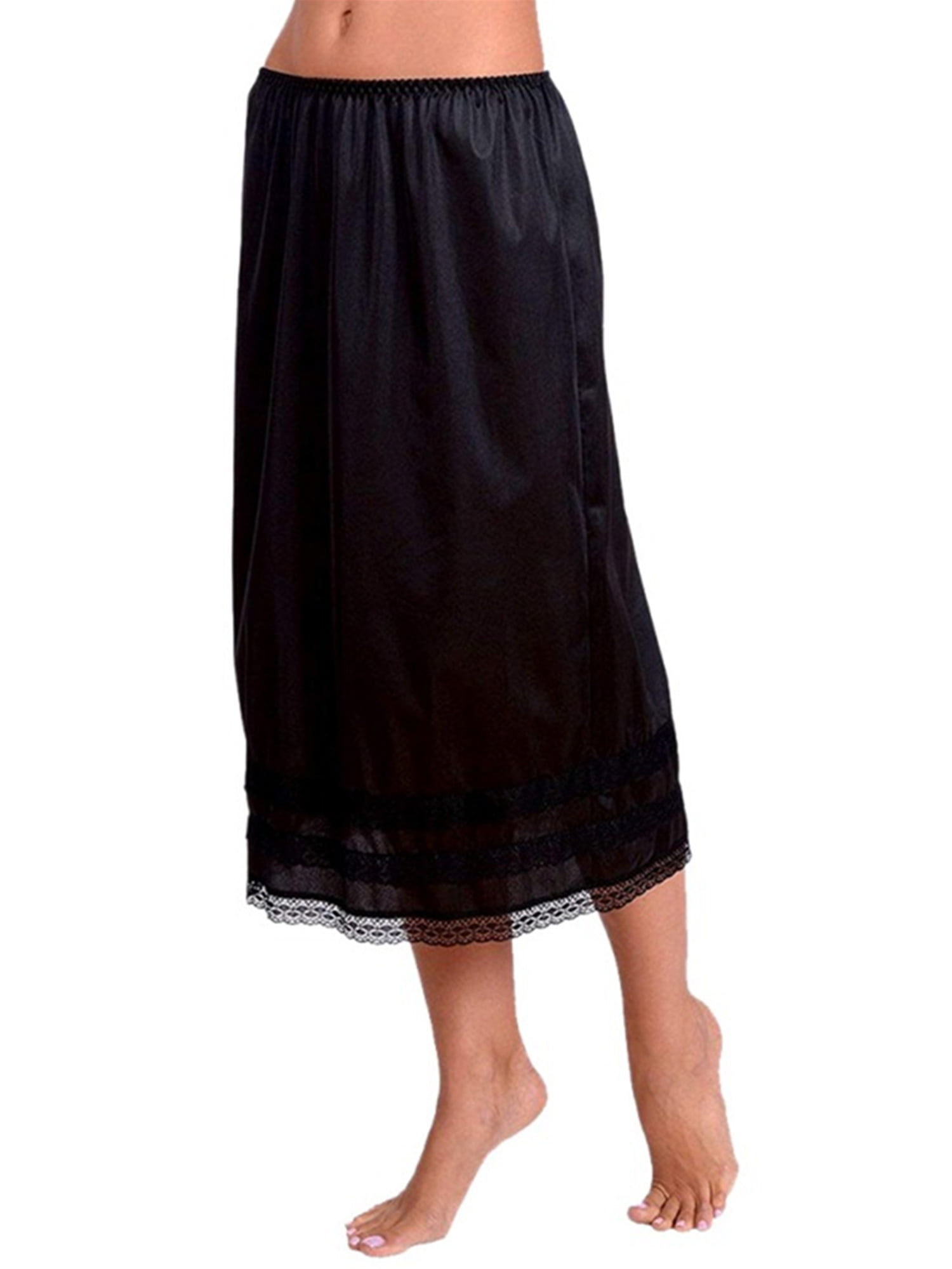 RSRZRCJ Women's Half Slips for Under Dresses Antistatic Elastic Waist