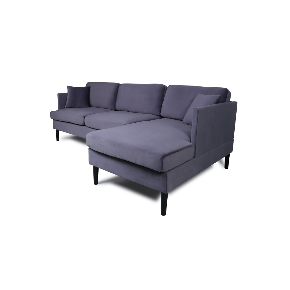 Grey Sofas Modern Sectional Sofa with Chaise Lounge Sets with Removable