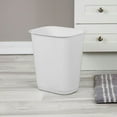 thumbnail image 4 of Sterilite 3 Gallon Rectangular Wastebasket Small Home Trash Bin, 24 Pack, White, 4 of 5