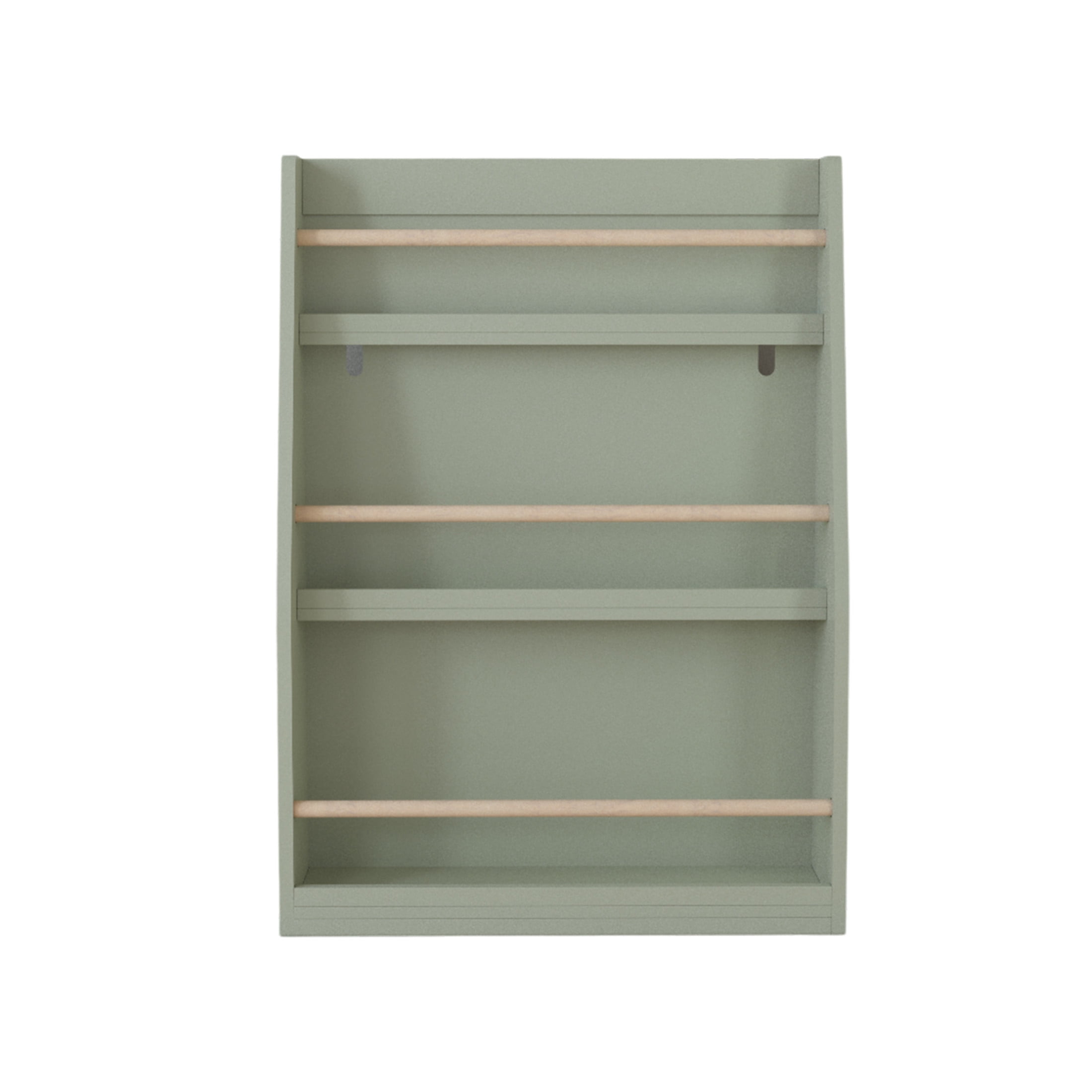 Noble House Sage 3-Tier Kids Book Shelf, Front-Facing Toddler Book Rack for Bedroom, Playroom or Nursery, Sage