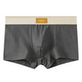 thumbnail image 3 of SYMOID Men's Cotton Underwear 3 Pack - Size M, Dark Gray, Breathable Comfortable for Everyday Wear, Durable Moisture-Wicking Briefs, 3 of 3