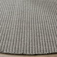 thumbnail image 2 of SAFAVIEH Montauk Patton Geometric Cotton Area Rug, Ivory/Black, 4' x 4' Round, 2 of 2