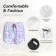 thumbnail image 4 of Balery Rainbow Scales Pantalones cortos deportivos para mujer con forro y dos bolsillos, elásticos, para entrenamiento, gimnasio, yoga-XX-Large, 4 of 7