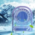 thumbnail image 1 of TIMIFIS Plastic Tableware Organizer Clip on Fan Rechargeable Battery Powered Fan 3 Speed Portable Small Fan Great for Outdoor Camping Home Office Kitchen Gadgets, 1 of 7