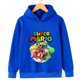 thumbnail image 3 of Ropa infantil con estampado creativo de Super Mario, sudadera informal de calle para hermano, sudadera deportiva para exteriores, sudadera con capucha para hermano de 3 a 14 años, 3 of 5