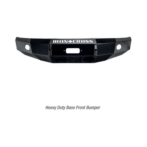 Convient 2021-2023 Ford Bronco Iron Cross Bumper FB-1400 Base Robuste; Design en une Pièce; Ajustement Direct; Matériel de Montage Inclus; Sans Garde de Grille; avec Montage sur Treuil; avec Découpes de Feu de Brouillard de 3-3/4 Pouces