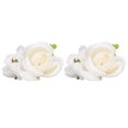 thumbnail image 3 of Decoración de boda, 2 piezas de flores artificiales para muñeca, flores para muñeca de dama de honor, flores para mano de novia de primera calidad, 3 of 12