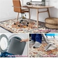 thumbnail image 6 of Office Chair Mat for Hardwood & Tile Floor,Boho Vintage 36"x48" Computer Chair Mat for Rolling Chairs Carpet,Under Desk Non Slip Gaming Rug,Low-Pile Rubber Backing Large Protector Mat (Brown), 6 of 6
