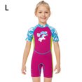 thumbnail image 2 of Niños One-Pieces Mantenga el traje de baño del protector solar de la manga corta cálida Traje de surf para las niñas Niño para niños adolescentes para jóvenes con cremallera trasera L 2.5mm Speravity OD003645-03, 2 of 7