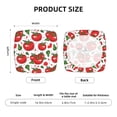 thumbnail image 6 of Fotbe Tomatoes Velvet Stretch Couch Cushion Cover Plush Cushion Slipcover for Chair Cushion Furniture Protector Seat Cushion Sofa Cover-16.9in, 6 of 9
