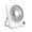 A004- White, variant on Portable Rechargeable Fan | Small Desk Fan for Office | Personal Cooling Fan | Folding Portable Fan for Camping & Travel, 7X6X1.5 in