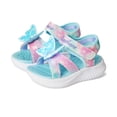 thumbnail image 1 of Sandalia Skechers Jumpsters Niñas con Luces Mariposa Aqua, 1 of 7