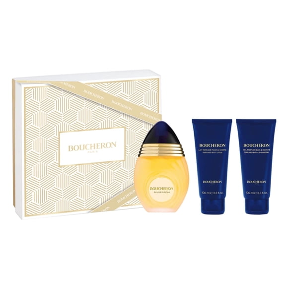 Perfume Boucheron Eau de Parfum para mujer, 100 ml, juego de 3 piezas