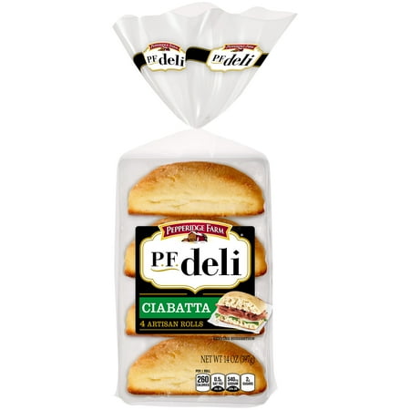 Pepperidge Farm® P. F. Deli Ciabatta Rolls 14 oz. Bag