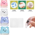thumbnail image 3 of Set de sellos de silicona para uñas, sellos para manicura francesa, sellos de gel con ositos, con rascador, plantilla para arte de uñas, herramienta para mujer, 3 of 6