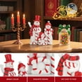 thumbnail image 5 of Ayieyill Snowman Christmas Decorations Indoor Tabletop Christmas Decor Snowman Christmas Holiday Gift, 5 of 7