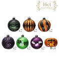 thumbnail image 4 of Valery Madelyn 16ct 3.15 inches Halloween Ball Ornaments, Shatterproof Pumpkin Ghosts Bat Hanging Halloween Decor, Scary Hallween Decorations Indoor, 4 of 7