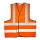 thumbnail image 1 of Chaleco Seguridad Tela Naranja Con Cintas Reflejantes Surtek SURTEK 137377, 1 of 3