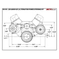 thumbnail image 2 of ICT Billet BBC Alternator Bracket Adjustable Electric Water Pump Low Mount Big Block Chevy Long Kit 551449, 2 of 13