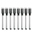 thumbnail image 1 of WIFKLSIIPG 8PCS 24 PCS Colored Suit Black Suit Fine Headed Black Marker Pen with Cap and Eraser for Boards Whiteboards Back to School Season Stationery for The New Term Drawing 3ml, 1 of 5